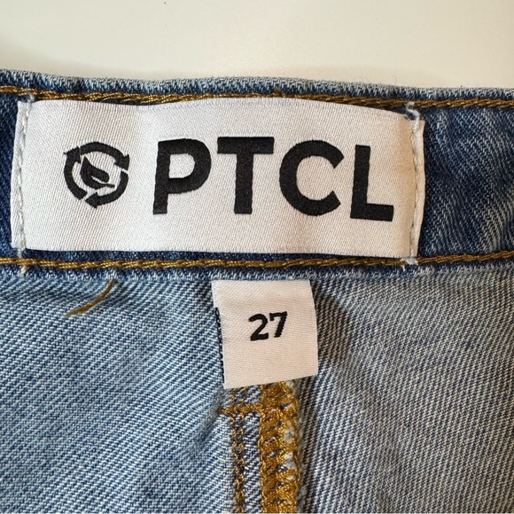 PTCL Ethical Brand High Rise Patch Pocket Jeans Size 27 Blue Denim - Picture 11 of 13